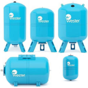 Гидроаккумуляторы 8-1000 л Wester WAV WAO баки мембранные для водоснаб